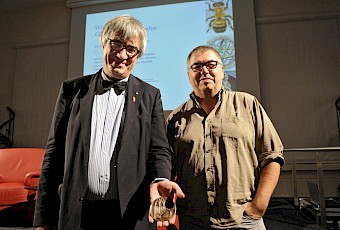 Metin Tolan (Preisträger 2016) mit Prof. Nils Brose (MPIeM)